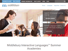 Tablet Screenshot of middleburyinteractive.com